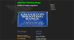 Desktop Screenshot of calvertonshootingrange.com