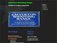 Tablet Screenshot of calvertonshootingrange.com